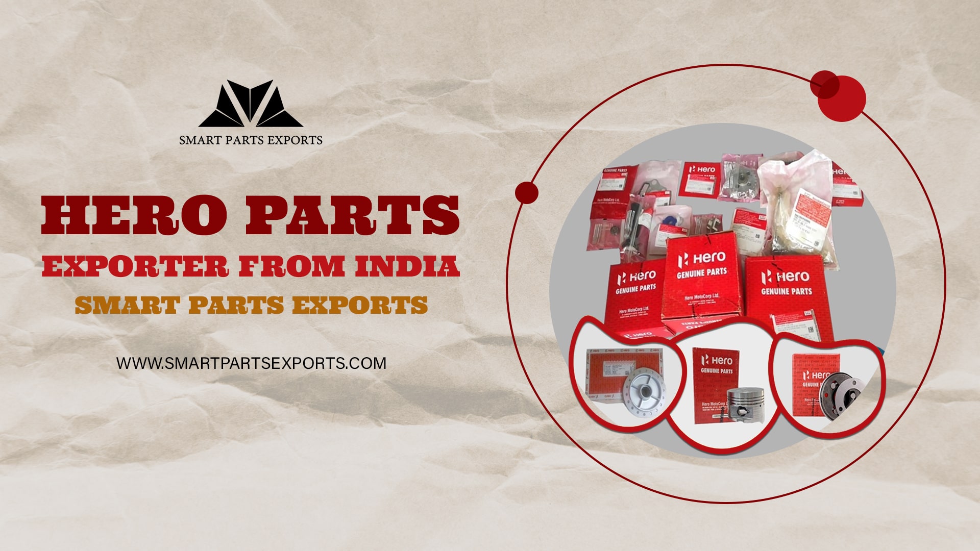 Hero Parts Exporter From India | Smart Parts Exports