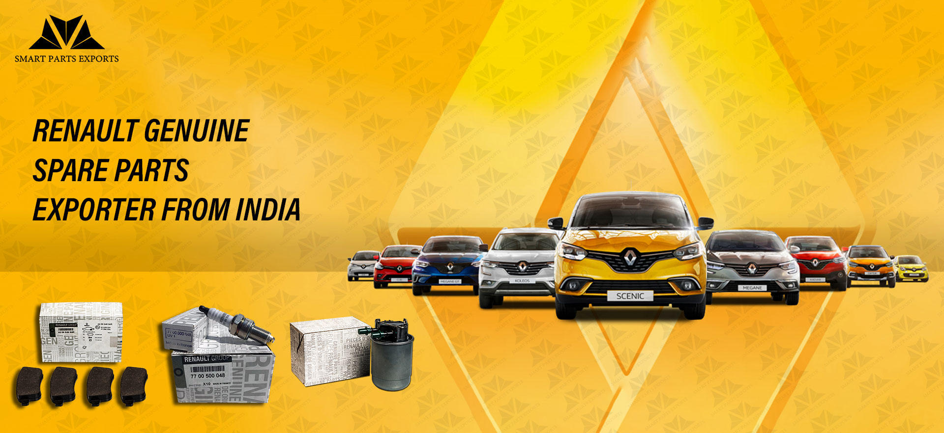 Renault Genuine Spare Parts Exporter from India