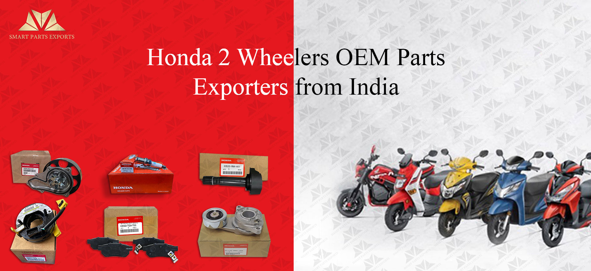 Honda 2 Wheelers OEM Parts Exporters from India