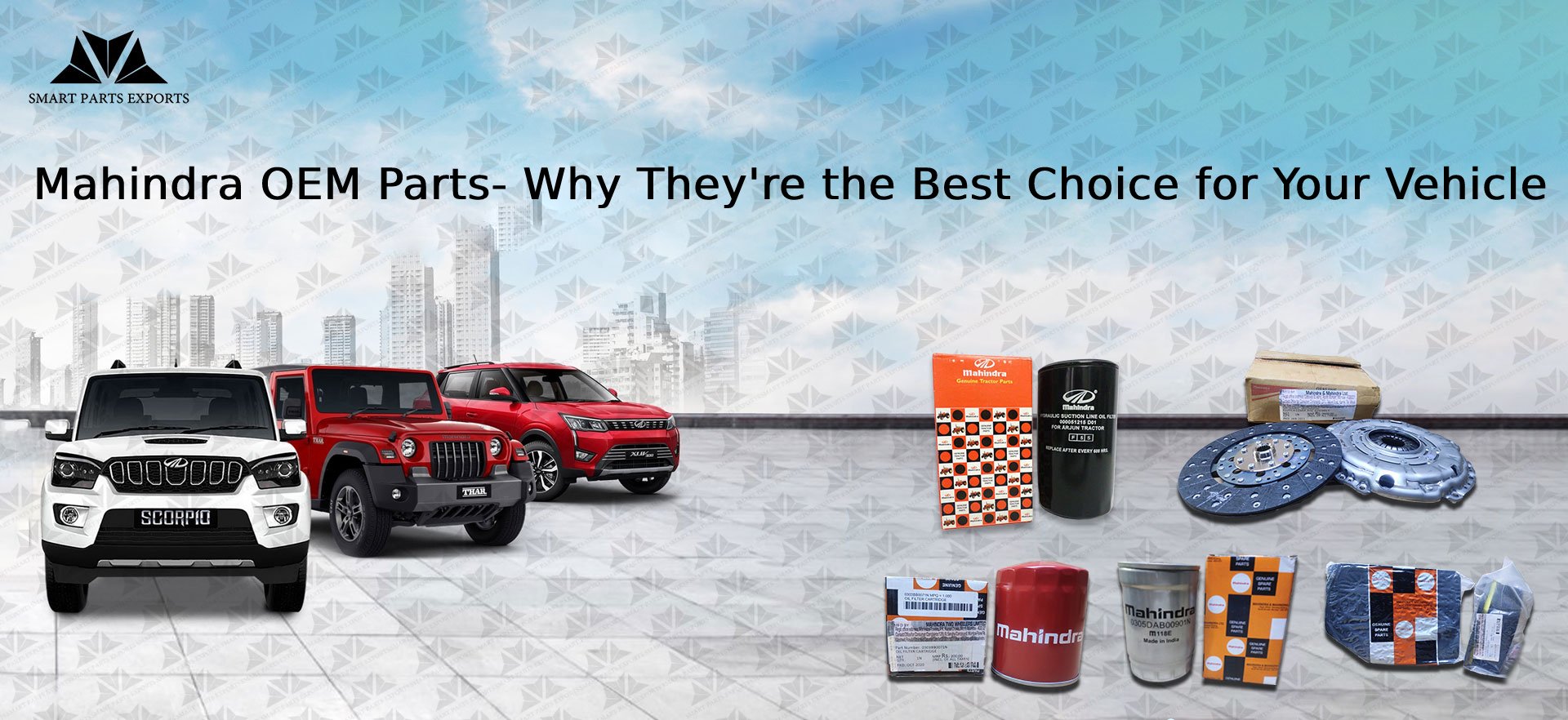 Mahindra Spare parts and Accessories : Smart Parts exports