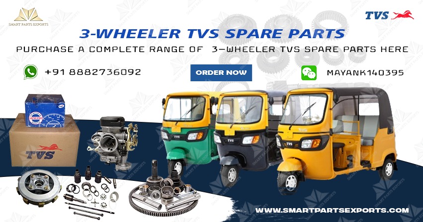 TVS spare parts & Accessories 2/3 wheelers online from India