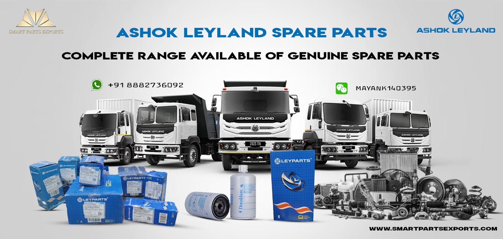 Buy Ashok Leyland spare parts from India.