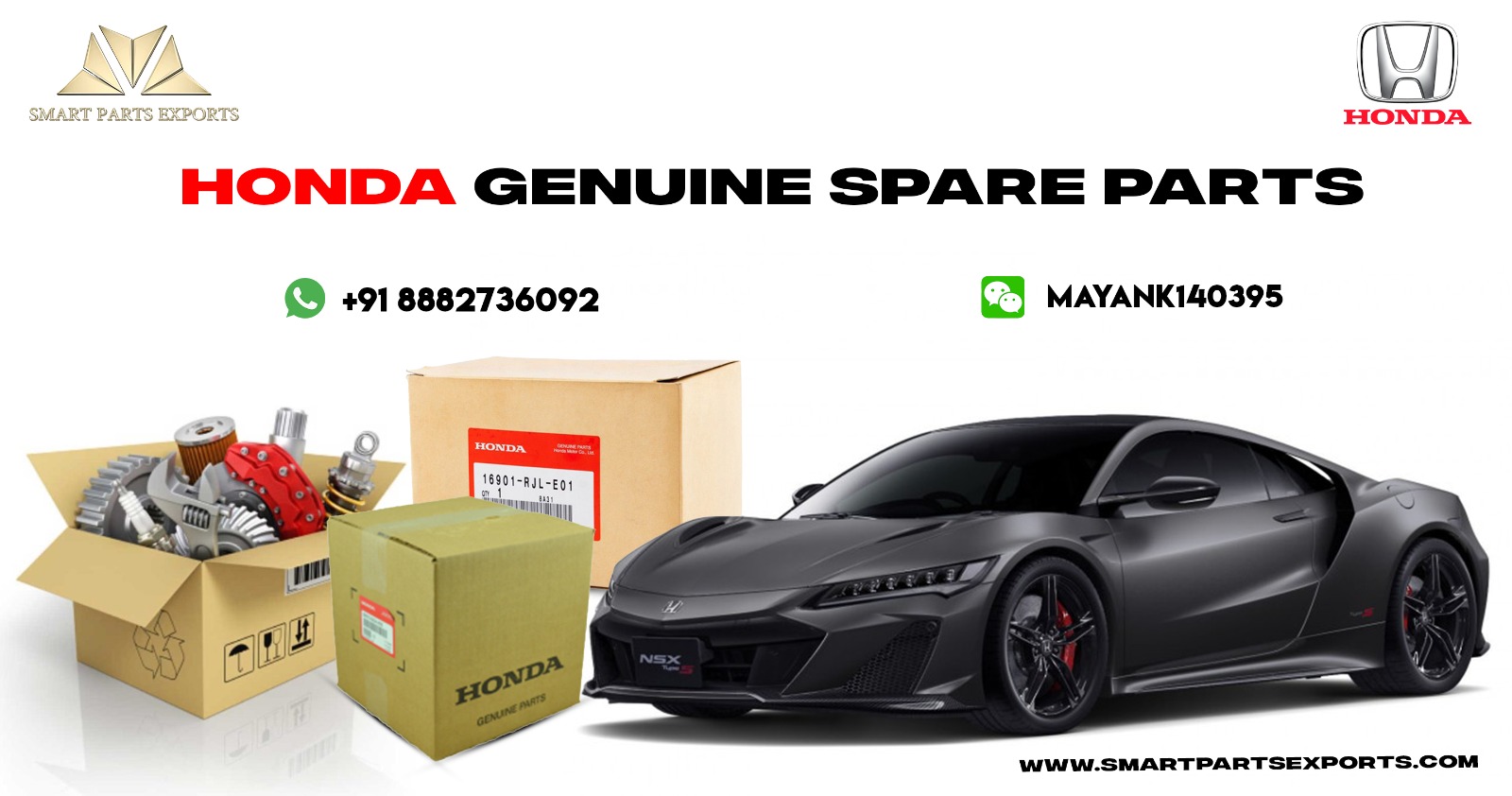 Find Honda Spare Parts & Accessories at the best prices
