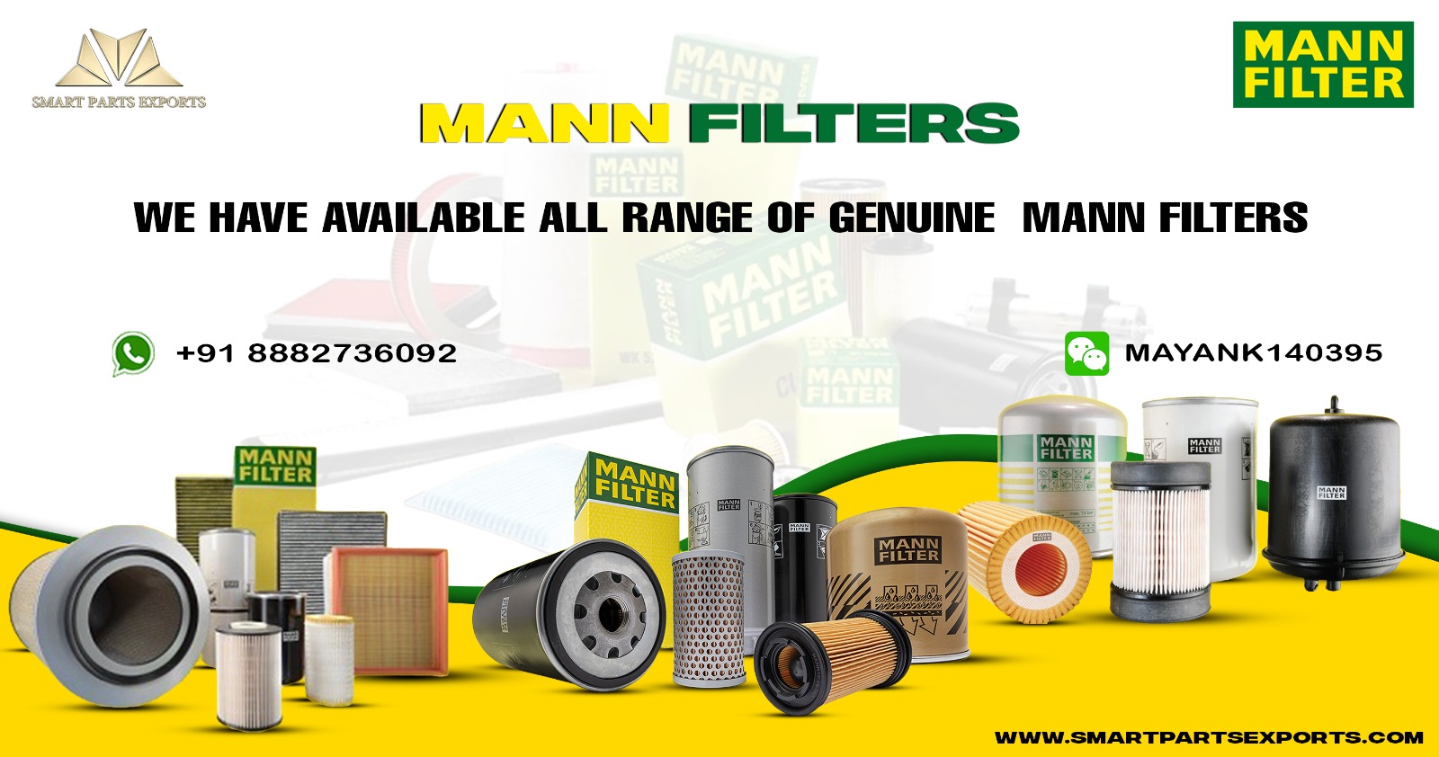 Mann filters Air, Oil, and Fuel filters at the best prices